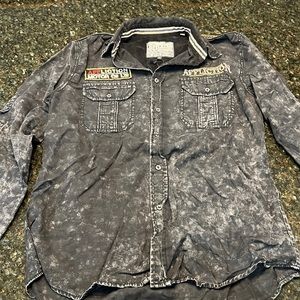 Men’s Affliction Button Down
